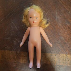 Vintage Nancy Ann Storybook Doll - Doll Only - Frozen leg - Bisque